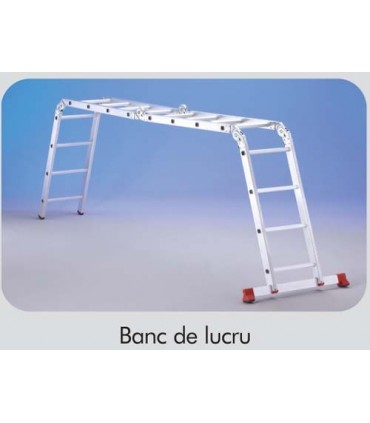 Scara de aluminiu multifunctionala Lady banc de lucru